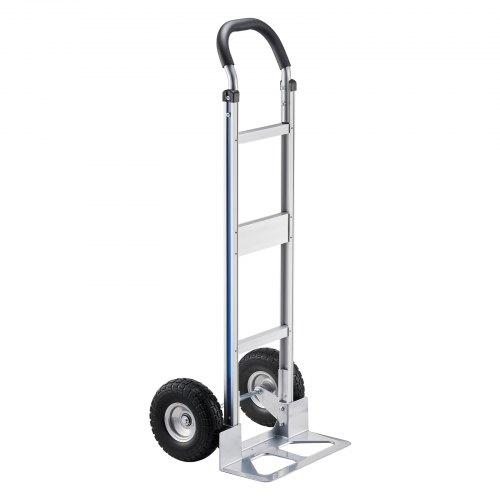 VEVOR Hand Truck, 226.9 Kg Load Capacity, Heavy-Duty Hand Truck Dolly with Non-Slip Wheels & Handle