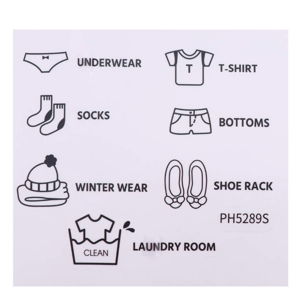 Room Wall Clothes Classification Beautify Decoration Wall Stickers Closet Logo Sticker Decals