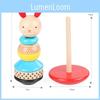 Wooden Bunny Tumbler Toy For Kids Hand Eye Coordination And Focus Development