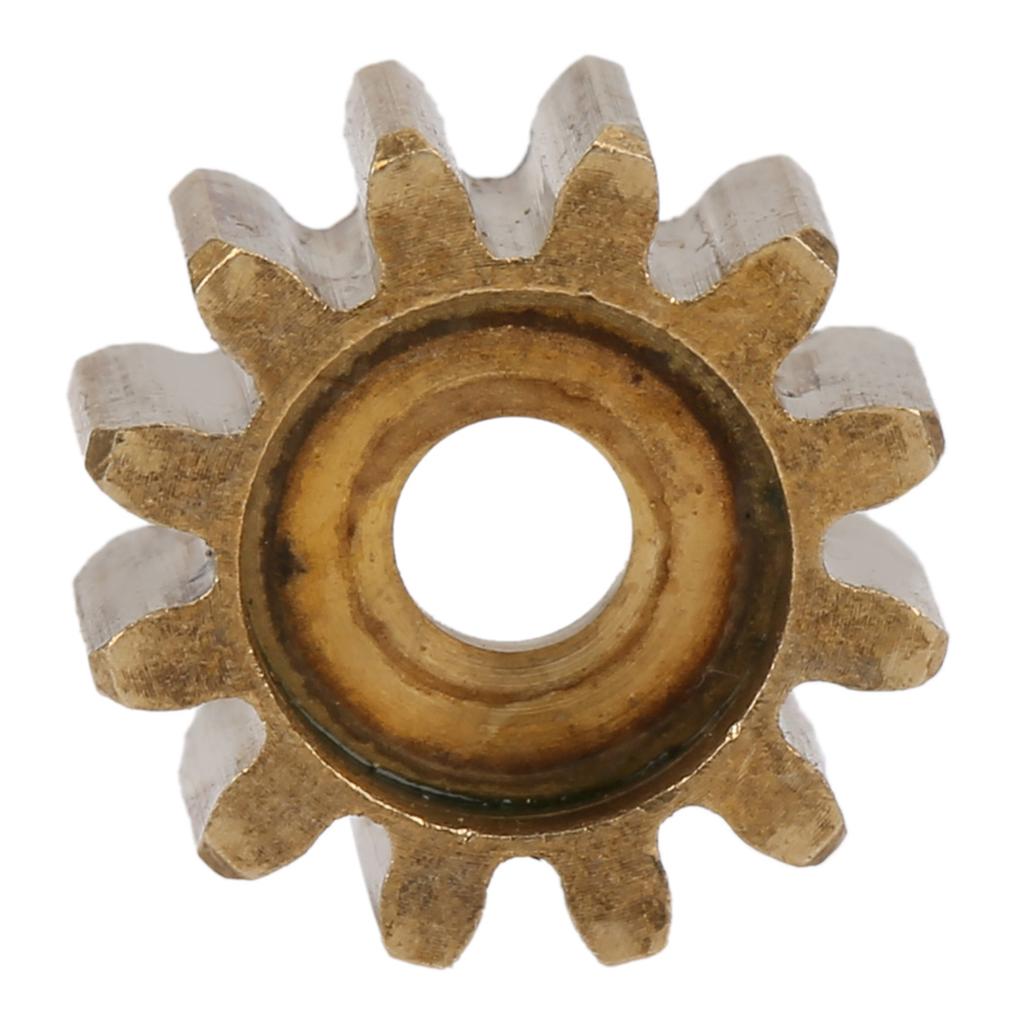 4305‑0025‑0012 Servo Gear 12 Tooth Brass Gear 25 Tooth Spline MOD 0.8 Gear Replacement Servo Parts