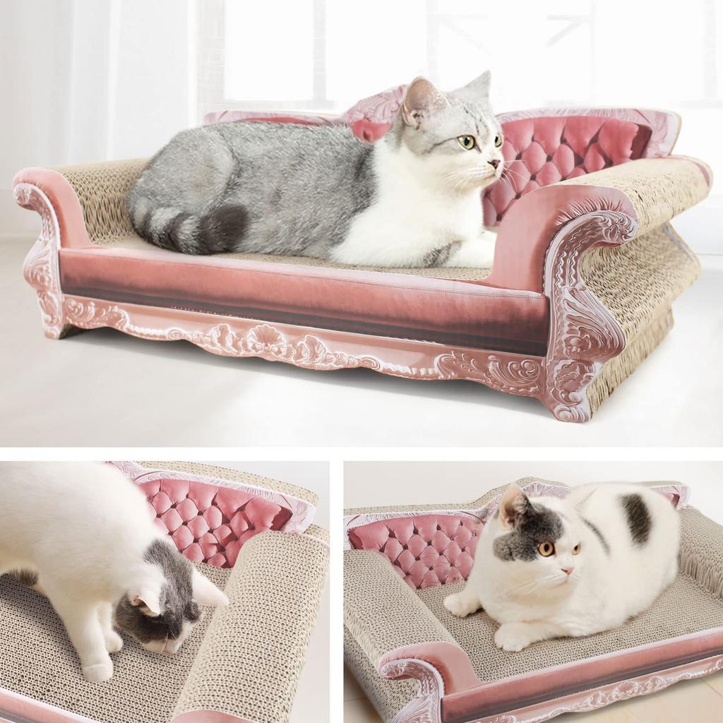 SONGWAY Cat Large Cat Nail Cat Scratching Sofa Type Reinforced High Cute Pink Scratcher, Cardboard, Scratcher, Sharpener, Bed, Scratcher, Cardboard,