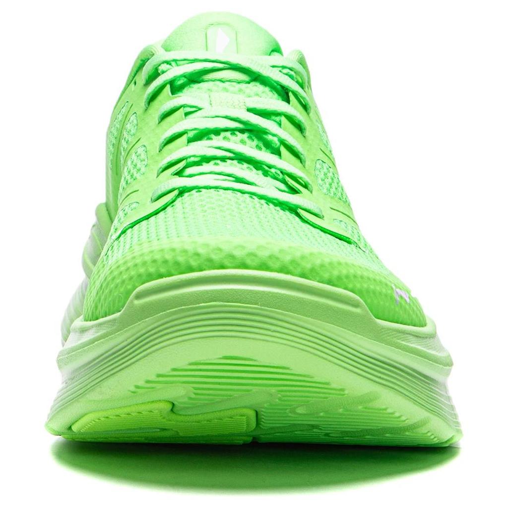 LiNing Lingyue Refreshing Comfortable Shock Absorbing Non-Slip Low-Top Running Shoes Men Sneakers Fluorescent-Green ARSU097-3