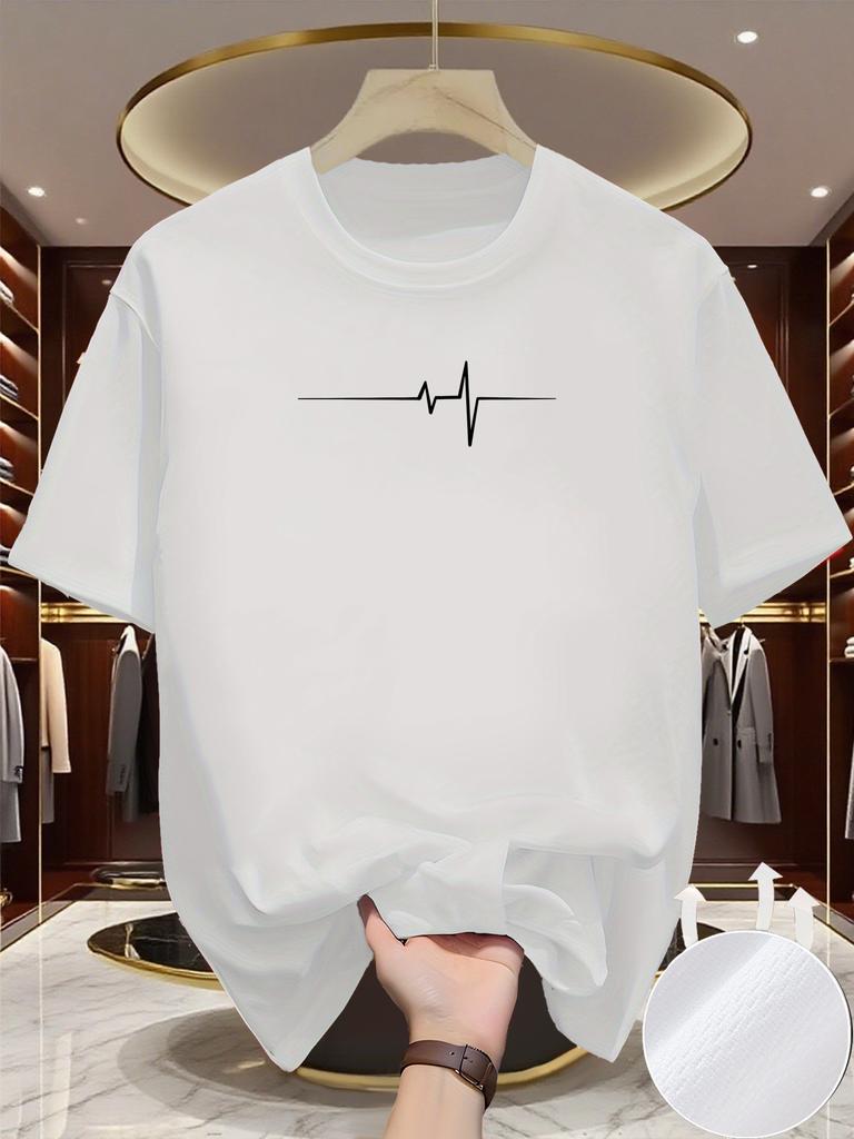 Summer New Unisexs Printed Shortsleeved Tshirt Loose And Casual Halfsleeve Style Suitable For Various Occasions