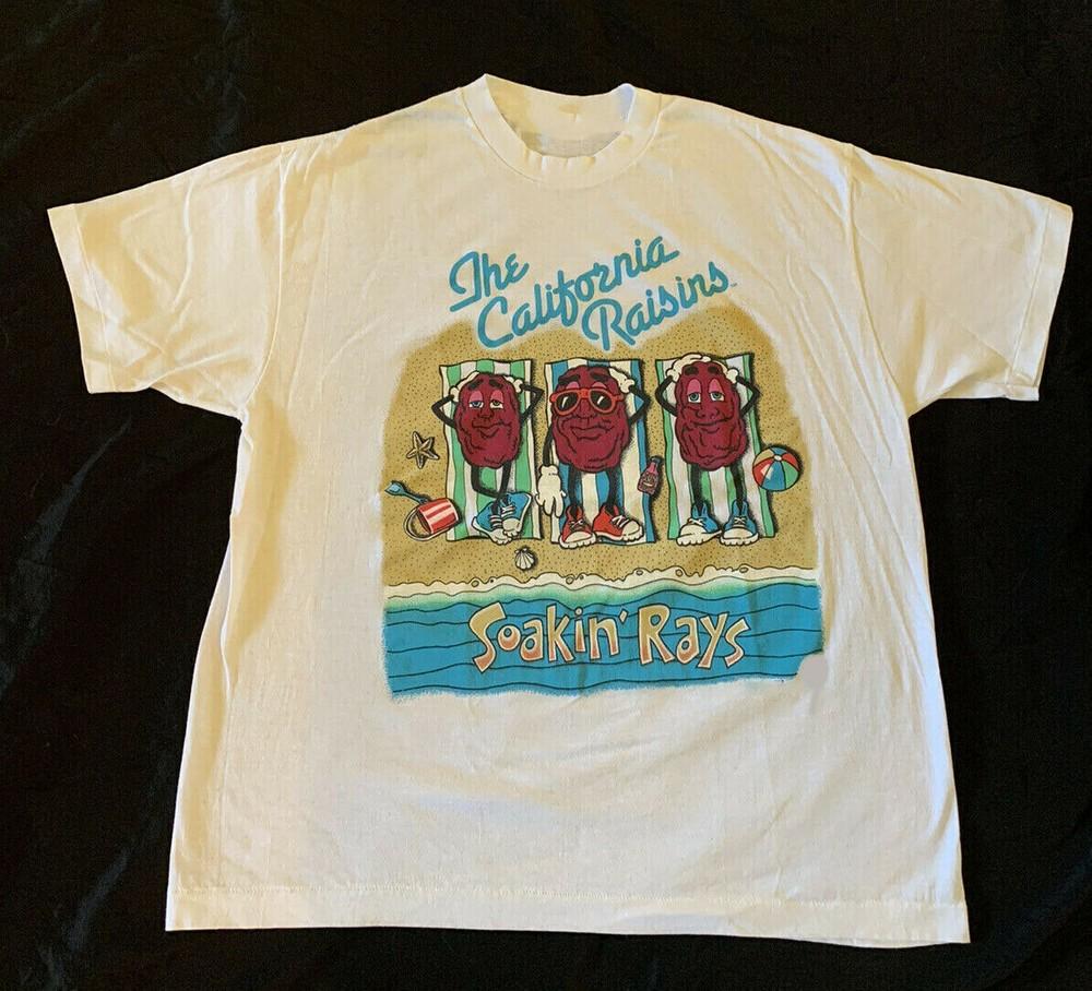The California Raisins Soakin Rays Cotton White Men S-234XL T-Shirt KN122 Unisex T-Shirt XXXL