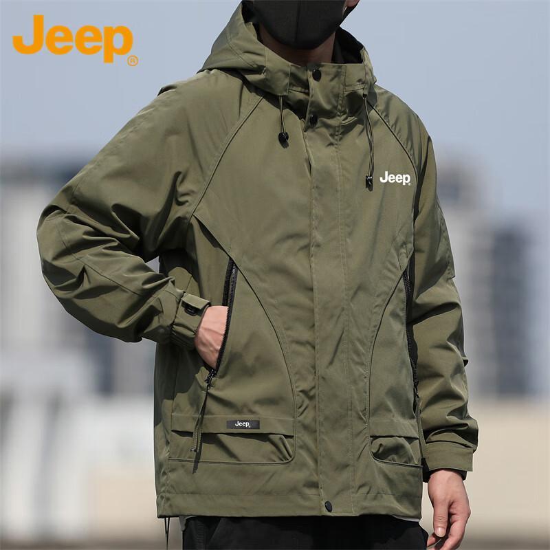 Jeep Men's Casual Outdoor Workwear Jacket
