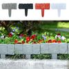 10Pcs Moisture-resistant Corrugated Fence Weatherproof Flower Bed Edging Fence  Garden Decoration