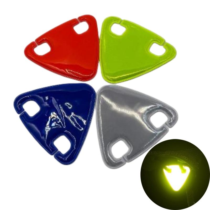 10Pcs Tail Light Reflective Warning Bicycle High Brightness Reflective Sticker For Night Riding Mountain Road Bike Equipment