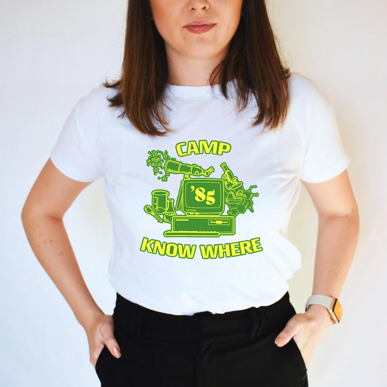 Camp Know-Where - Unisex T-Shirt - TV series Stranger things S