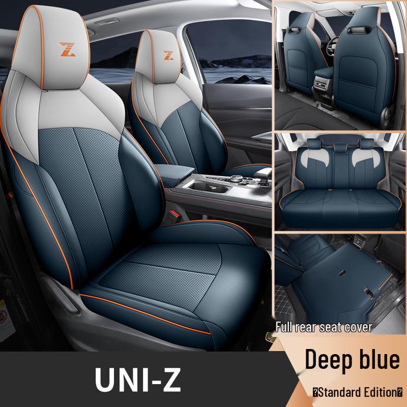 UNIZ Special Full Leather Car Seat Cushion - Universal Fit, Four Seasons, New Model