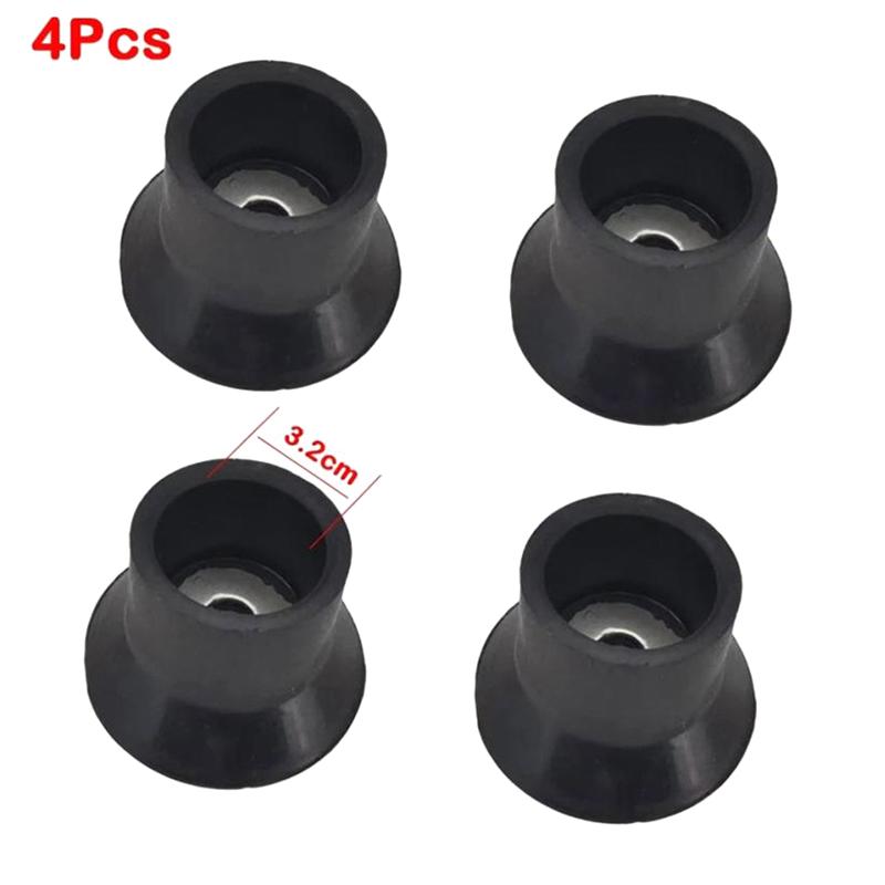 4Pcs Universal Gas Stove Foot Mat Suction Cup Wear-Resistant Gas Stove Non-Slip Pad Replacement Silent Jumping Bed Foot Covers