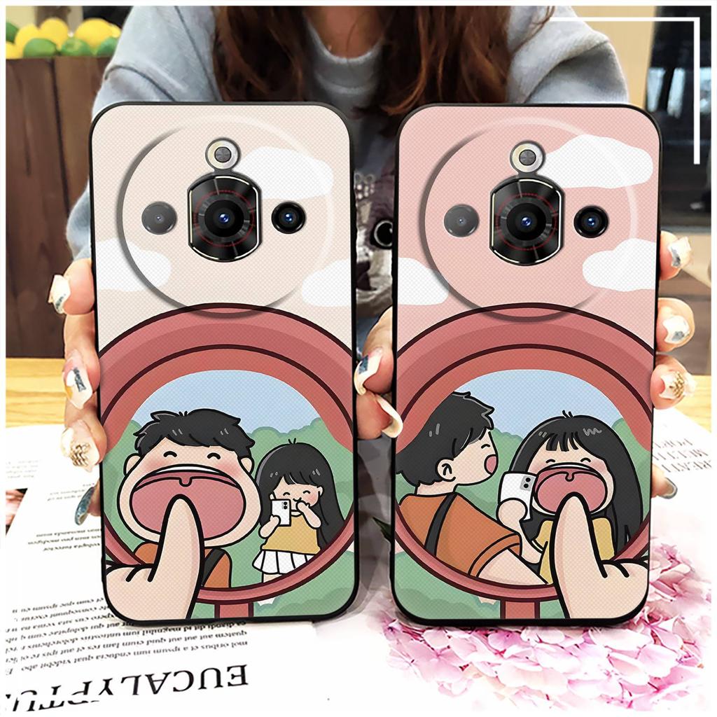 Waterproof Silicone Phone Case For ZTE Nubia Focus Pro 5G Durable Soft Case TPU Protective Phone Pouch Shockproof Couple