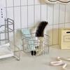 Modern Kitchen Organizer Shelf Stainless Steel Waterproof Bathroom Storage Rack Large Capacity Space saving Square Wire Basket