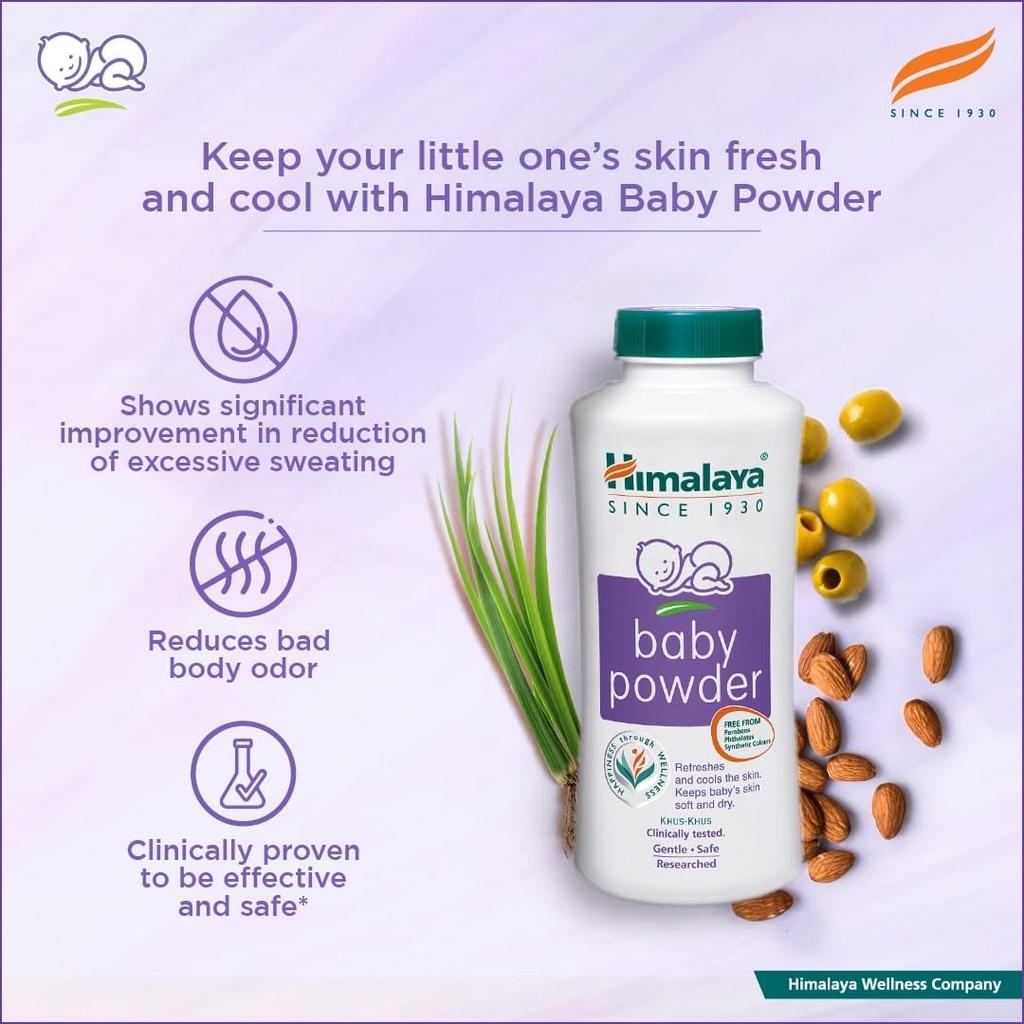 Himalaya Baby Powder 400g Pack Gentle Herbal Care Keeps Skin Soft Dry Cool With Natural Oils