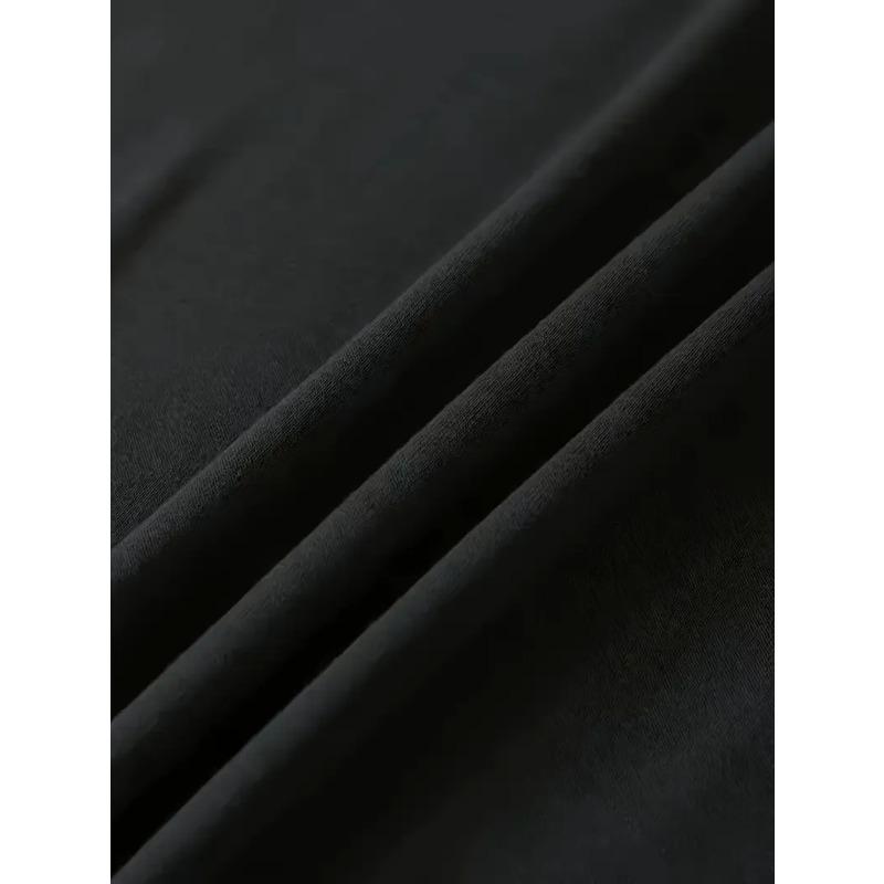 Women Black Heart Purple Love Print Tee Casual Daily Fashion Top