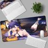 Locking Edge Hololive Computer Office Keyboard Mat XXL Kawaii Anime Girl Ninomae Ina'nis Mousepad Large Office Cabinet Table Mat