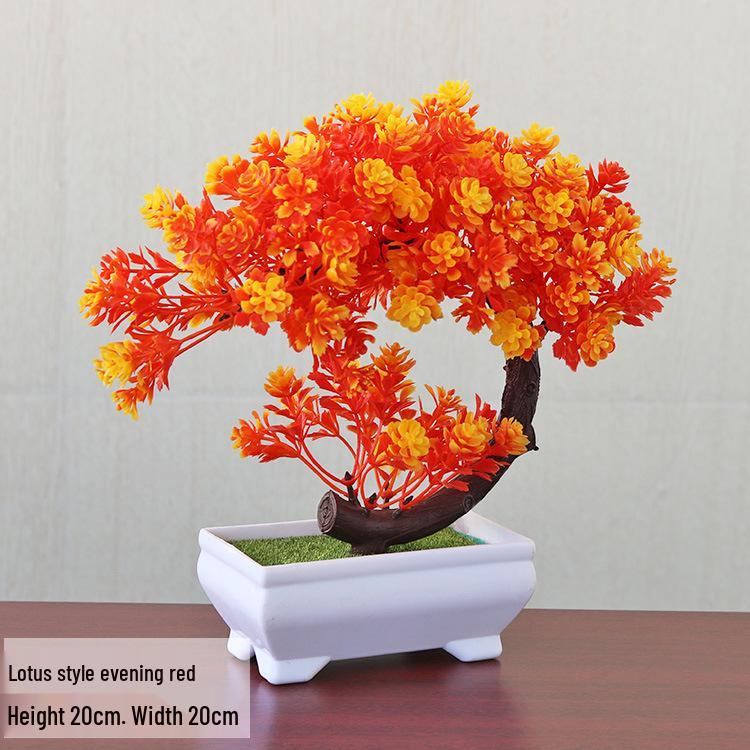 

Набор искусственных цветов бонсай для украшения интерьера, для настольного размещения или декора гостиной
