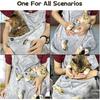 La La Pet® Adjustable Cat Apron Carrier with Holes Pet Carrier Sleeping Bag Pet Carrier Sling Cat Carrier Bag Cat Carrier Pouch for Small Sized