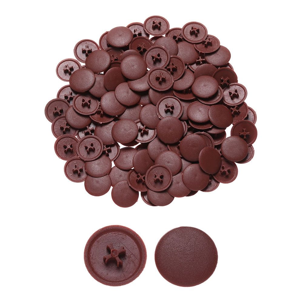 

Holes Hide Beautify Car Home Decor Screw Lids Screws Fold Snap Self-tapping Snap Cap Nuts Covers 11MM темно-коричневого