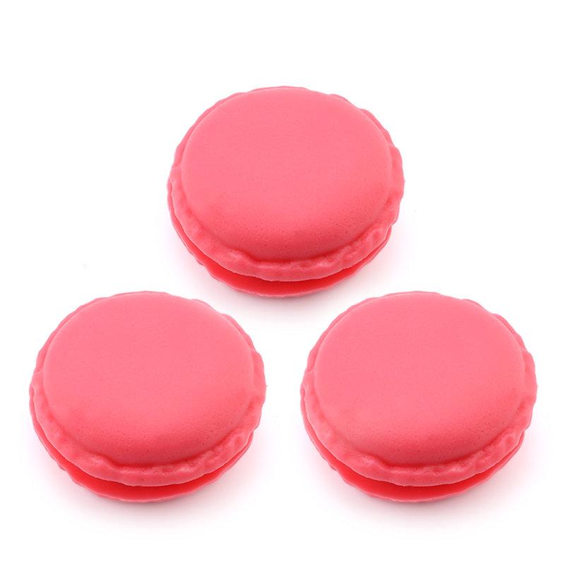 3 Stück/Los Süßigkeitenfarbe Macarons Aufbewahrungsbox tragbar Mini-Geschenkverpackungsbox schöne Schmuckverpackungsbox Hülle für Kleine Gegenstände