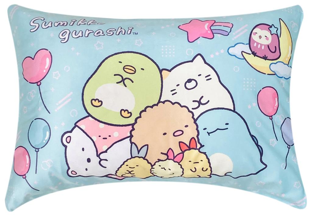 MORIPiLO Sumikko Gurashi Soft Microfiber Character Pillow Cover 43x63cm Cute Elegant Design Smooth