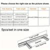 5 pezzi in acciaio inox T Bar maniglia manopola tirare cucina armadio cassetto porta armadio