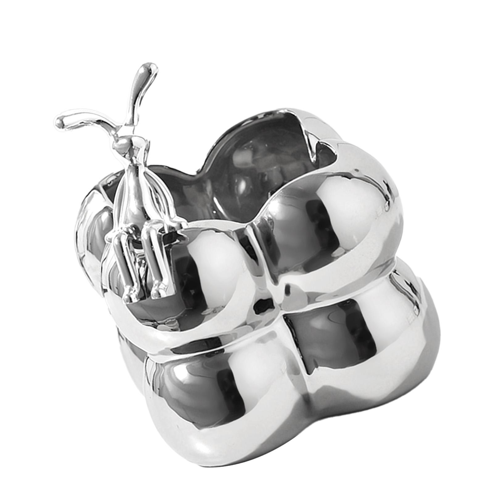 

Storage Box Ceramic Modern Exquisite Shape Decoration Multi Purpose Box for Cosmetics Keys Home Decor