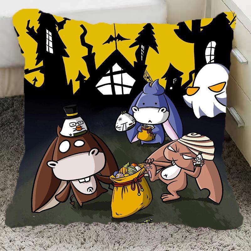 Halloween Pillow Pumpkin Funny Two-Dimensional Animation Pillow Emoticon Pack Party Party Boy and Girl School Day Gift