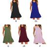 Sleeveless Pocket Vest Dress Women's Clothing