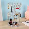 Rotating Earrings Display Stand Versatile Clear Jewelry Organizer Shelf Three Layer Rotating Jewellery Exhibition Rack