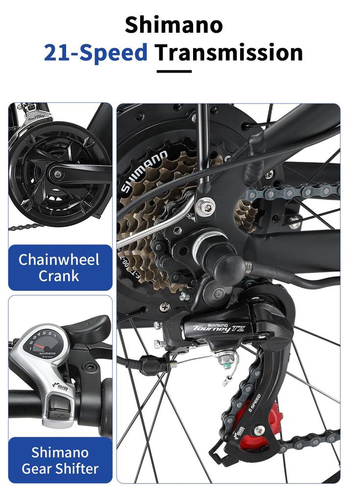 E-Bike Halo Knight H02 750W Motor 48V16Ah Akku 29" Reifen 45km/h Max. Geschwindigkeit 60km Max. Reichweite Shimano 21 Gänge