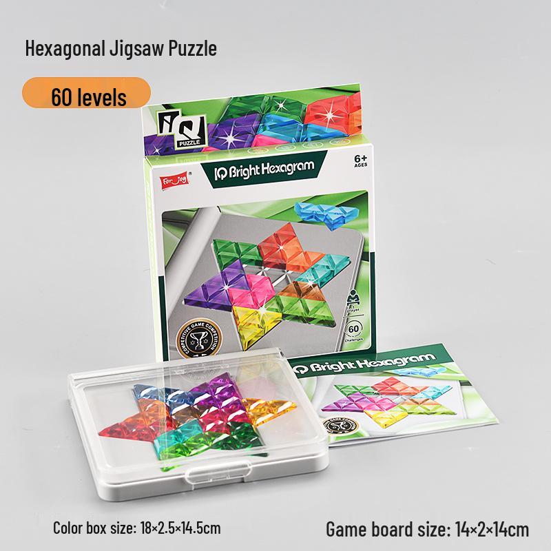 Cross-Border Puzzle Challenge: Advanced Logical Thinking and Hands-on Brain-Teasing Game for Kids