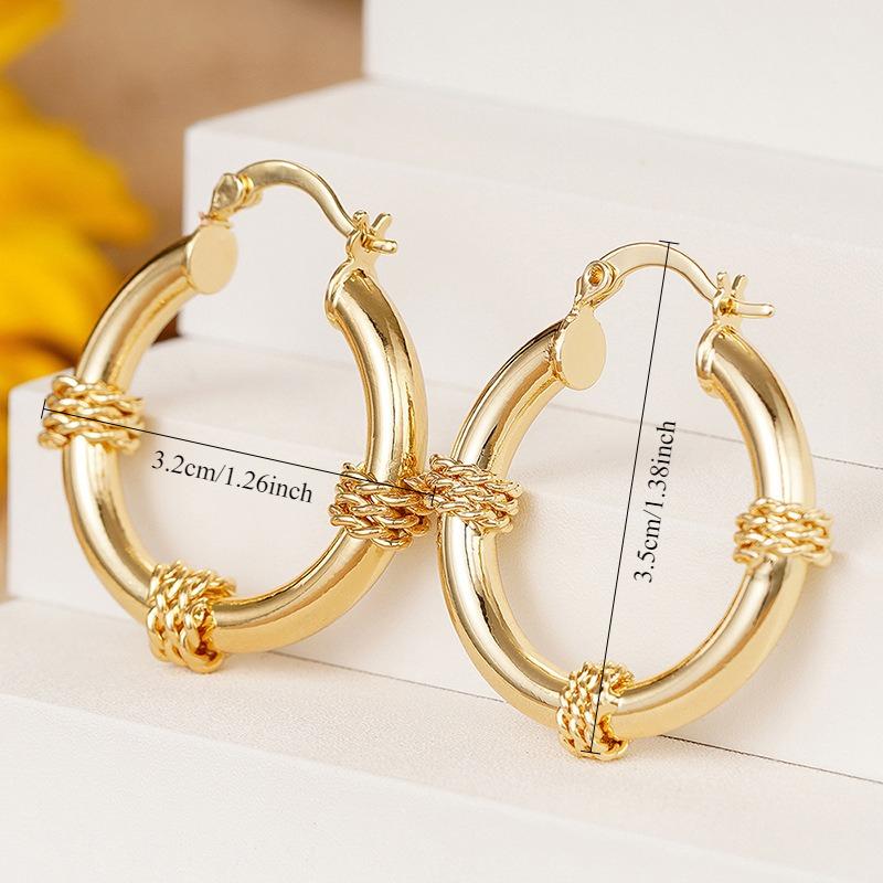 1 Pair, Fashionable, Fashionable, Niche, Simple and Versatile Earrings