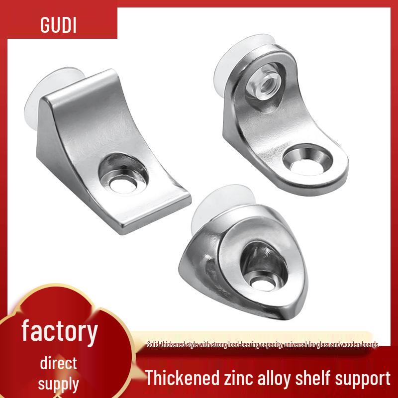 

Gudi Опора для шкафа из цинкового сплава для стеклянных и деревянных полок Standard Rounded Corner Shelf Support