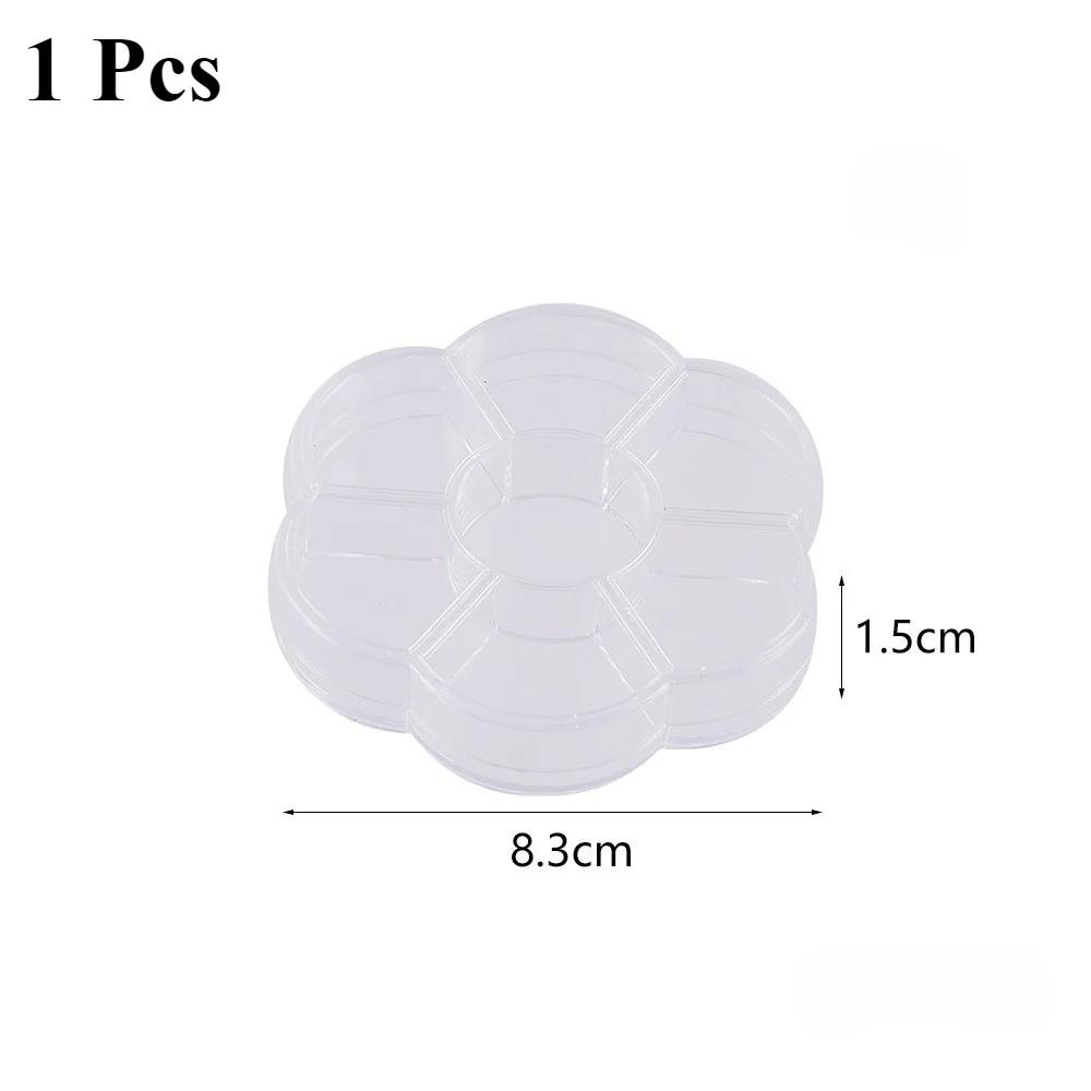 Nail Diamond Box Jewelry Box with Independent Lid, Detachable and Portable Pearl Sequin Storage Box