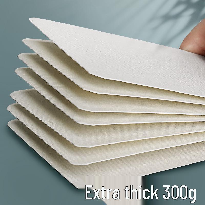 Yuanhao Handgemalte Kunst Aquarell Postkarten- & Lesezeichen-Set