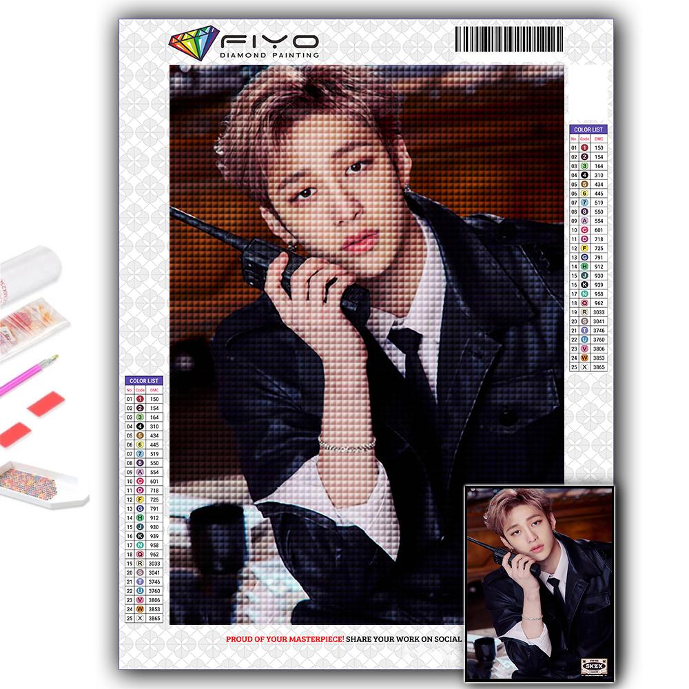 Купить 5D DIY Алмазная картина Корейская группа мальчиков Вышивка ...