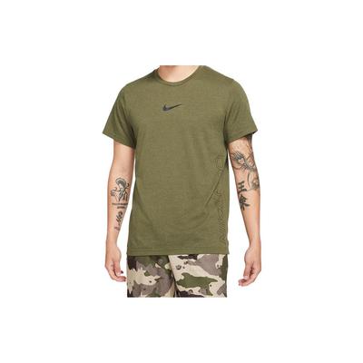 Solid Color Training T-Shirt With Letter Logo Print Men Tops Green DD1829-326