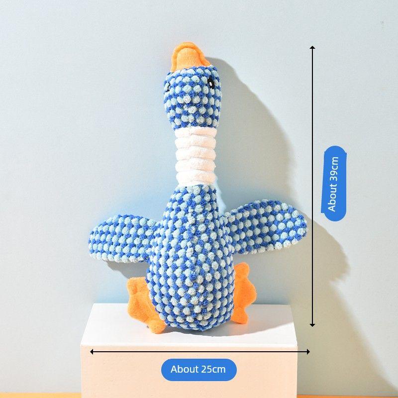 

Dog Toy Stuffed Vocalization Bite-Resistant Molar Self-Hi Relieving Stuffy Handy Gadget Puppy Bichon Small and Medium-Sized Dogs Pet Supplies Plush Wild Goose [relieving stuffy voice]]