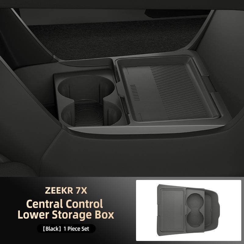 Suitable for 26 Models of Zeekr 7x Central Control Lower Storage Box Glasses Storage Box Storage Box Car Supplies Accessories