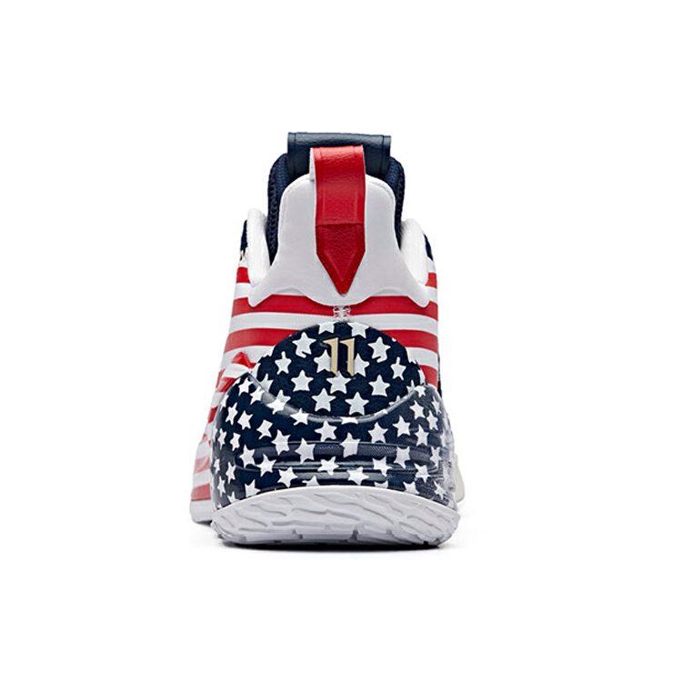 Anta KT4 Basketball Shoes Men's Low Top Coastal Blue 11931102-3