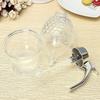 1 Set Honey Dispenser Clear Honey Container Pot and Bottom Stand