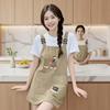 New Waterproof Cartoon Apron Sleeveless Breathable Cooking Aprons Large Pocket Anti-fouling Work Apron Home Kitchen