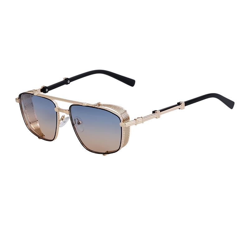 JYL TS Men's Steampunk Square - Bold Trendy Fashion Sunglasses ZS-98225