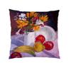 Retro Oil Painting Fruits And Vegetables Pepper Flower Pattern Pillowcase Car Living Room Sofa Decoration Pillowcase 45*45Cm