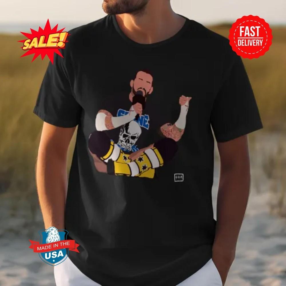 Футболка CM Punk Pipe Bomb - Футболка для фанатов рестлинга S-5XL 4XL