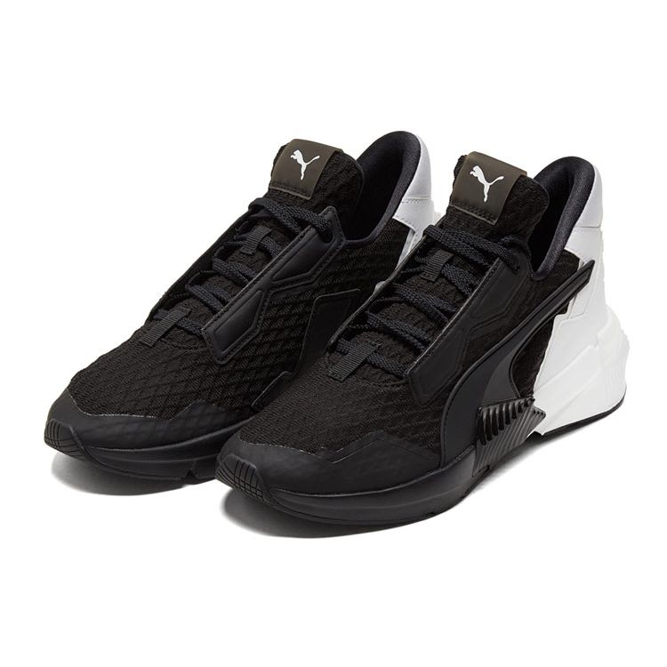 Puma Provoke Xt Block Atletická síťovina Tlumení nárazů Protiskluzové Odolné proti opotřebení Lehké Poloviční výška Neformální Běžecké boty Dámské tenisky 195052-02