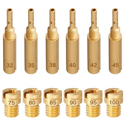 Dysza główna 12 sztuk (5x6,7) Dysza pilota Keihin (26X4.5) PC20 Zestaw dysz głównych