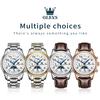 OLEVS 6667 Luxury Original Men Mechanical Watch Classic Waterproof Moon Phase Date Automatic Wristwatch for Man
