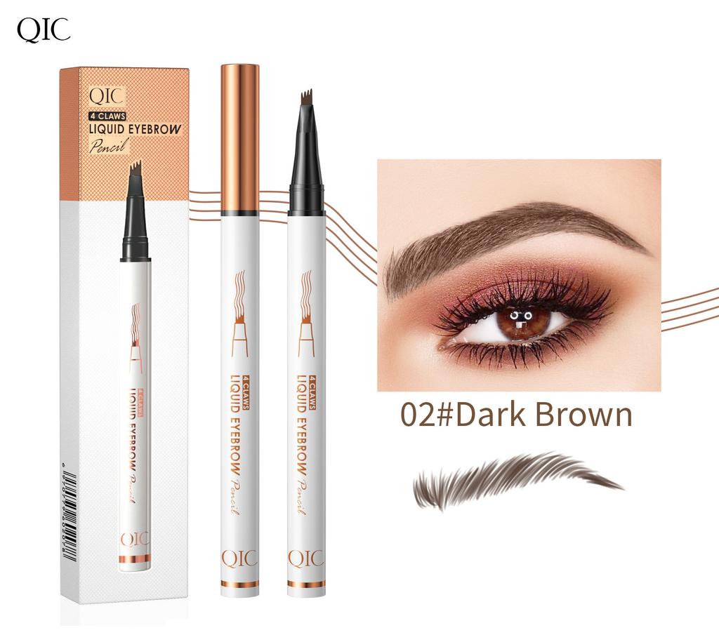 New 3D Waterproof Micro-Knife Magic Eyebrow Four-Pronged Eyebrow Pencil Wild Water Eyebrow Pencil