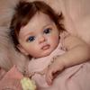 60 cm Przytulne ciało z tkaniny Reborn Baby Doll Tutti Urocze 22-calowe całe winylowe lalki z recyklingu dla dzieci Maluch Towarzysząca zabawka dla dziecka Lalka Urodzinowy prezent na Boże Narodzenie